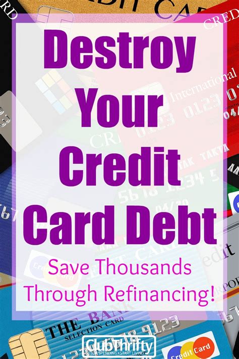 is it smart to refinance to pay off credit cards|refinancing to pay off debt.